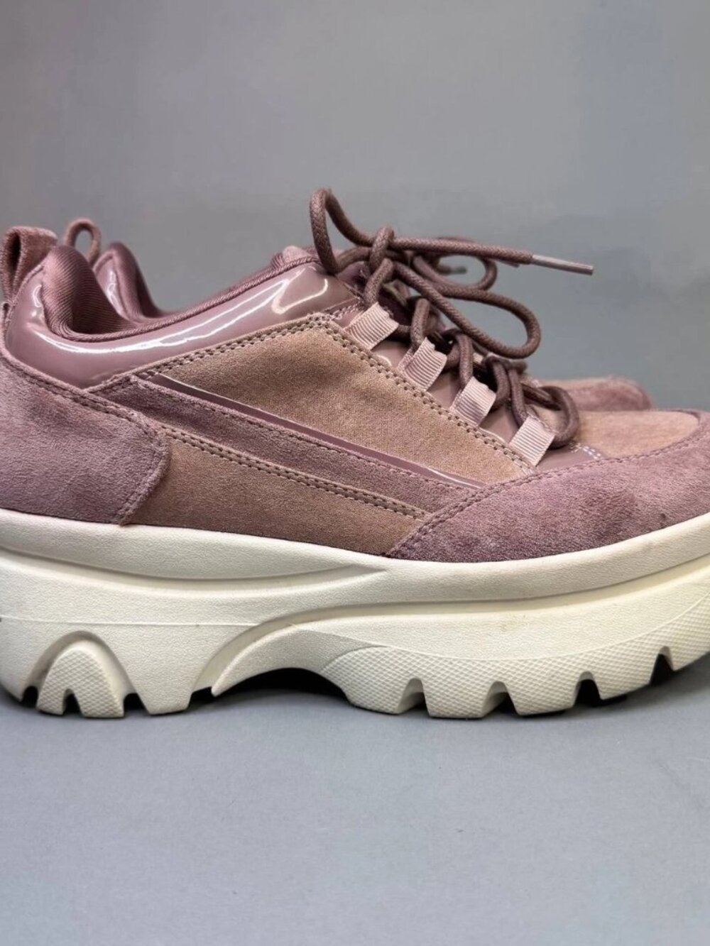 Madden Girl Pink Platform Sneakers Size 7,5 - Picture 6 of 9